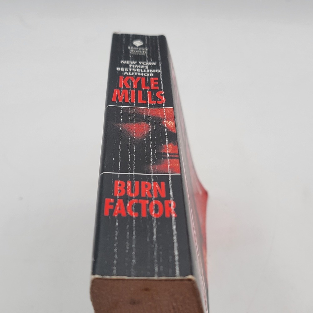 Kyle Mills Burn Factor Paperback 1st Printing FBI Thriller Suspense Good - Picture 5 of 11
